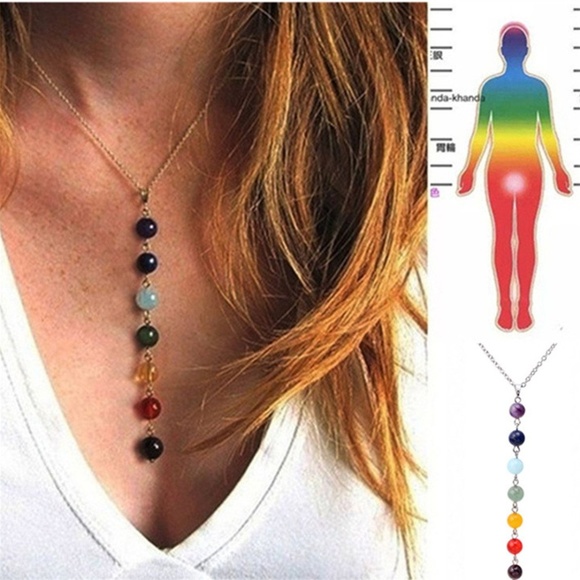 Jewelry - NEW Yoga Reiki Healing & Balancing Bead Necklace